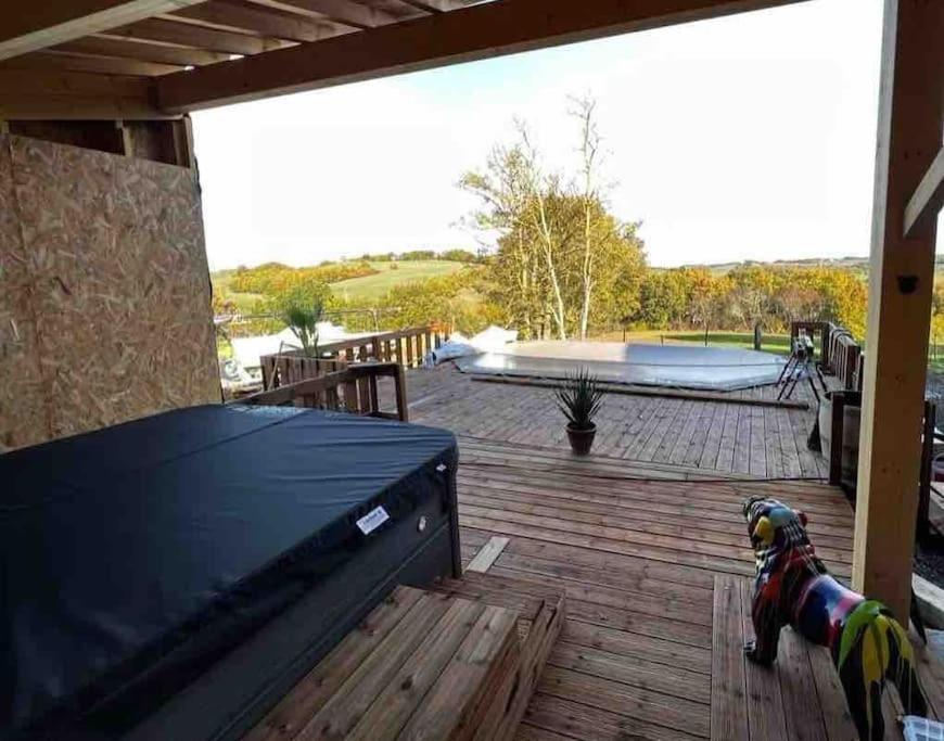 Gite A La Ferme Avec Jacuzzi Et Piscine Chauffee Saint-Felix-de-Tournegat Ngoại thất bức ảnh